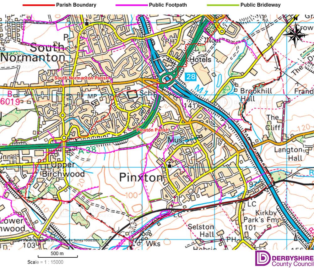 picture of the Parish map of Pinxton